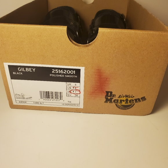 Dr Martens Gilbey Black Polished Smooth Slip On - Picture 8 of 9